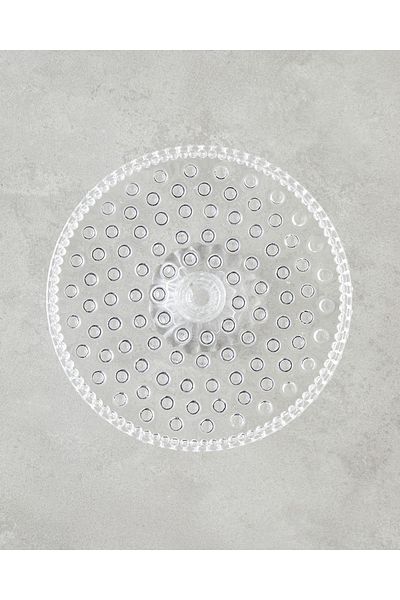 English Home Suport pentru tort din sticlă cu bule transparente - 21x11 cm