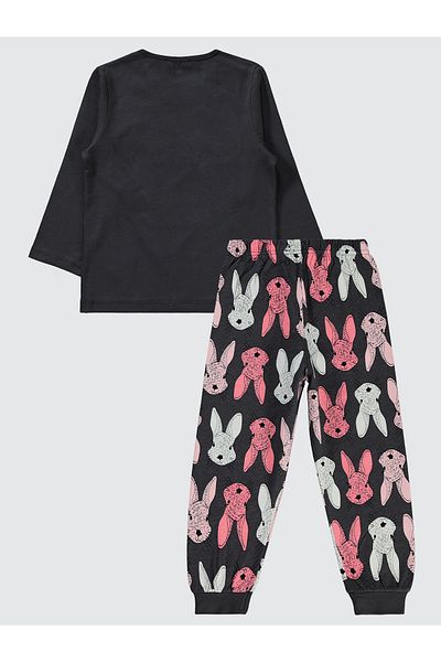 Civil Girls 2-5 Years Old Girl's Pajama Set - Smoked