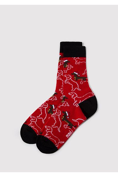 Mavi Christmas Themed Red Socks 0911771 -70463