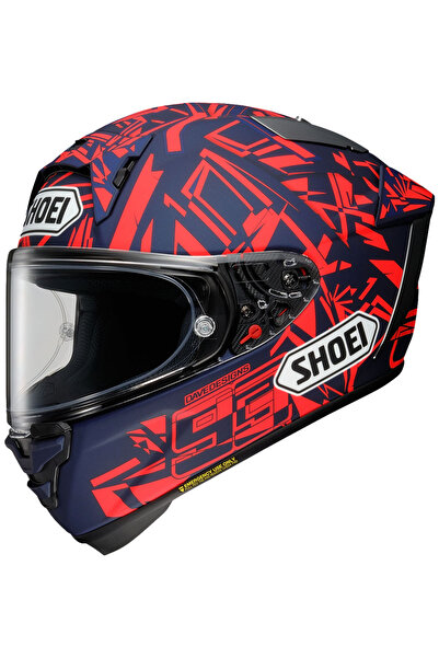 Shoei X-SPIRIT PRO MARQUEZ DAZZLE TC-10 KAPALI KASK
