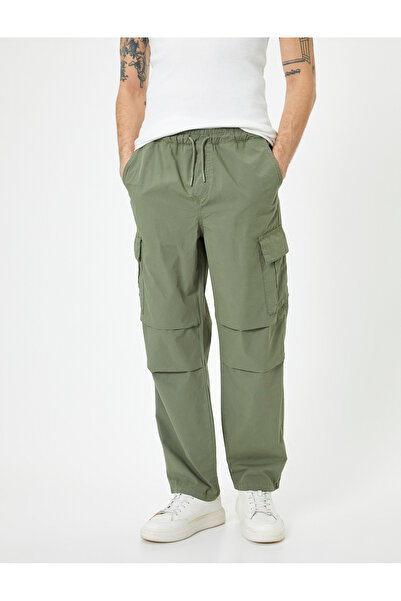 Koton Kargo Paraşüt Pantolon Beli Bağcıklı Cep Detaylı