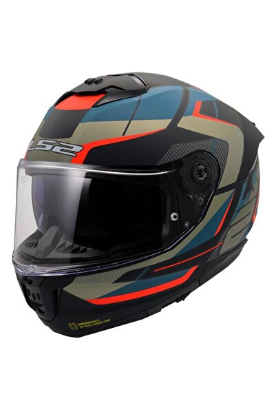 LS2 STREAM 2 ROAD KAPALI KASK MAT SİYAH-GRİ-MAVİ-KIRMIZI