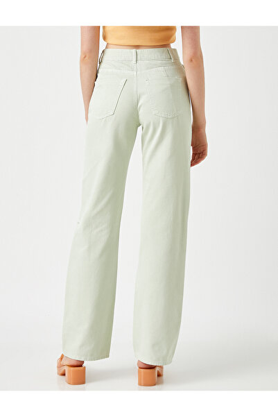 Koton Τζιν φαρδύ πόδι ψηλόμεσο χαλαρό κόψιμο