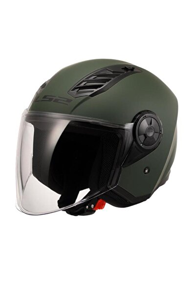 LS2 AIRFLOW 2 YARIM KASK MAT YEŞİL