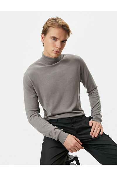 Koton Strick Rollkragenpullover - Langarm, Viskose Mix