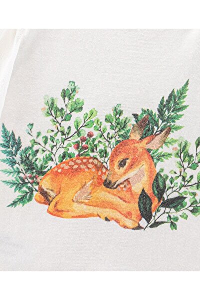 Bonfino Bonfino Cotton Full Sleeves T-Shirt With Mesh On Sleeves And Digital Print - Ivory