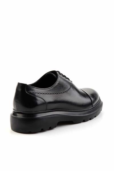 Bambi Siyah Leather Erkek Klasik Ayakkabı E01600130803