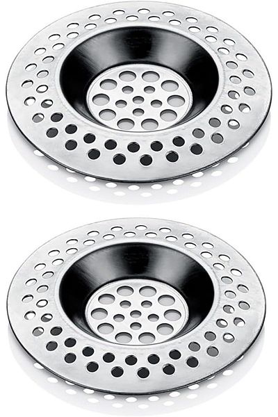 KYCBABY Metal Sink Strainer, 2 Pieces