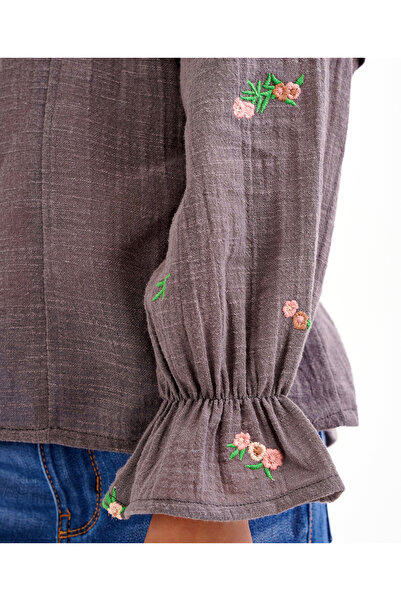 Primo Gino Full Sleeves Top - Grey