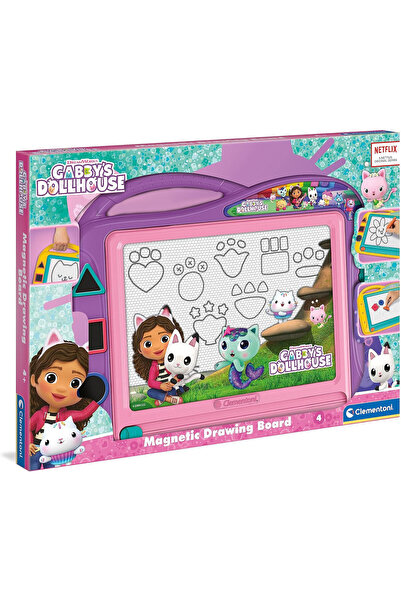 CLEMENTONI لوحة الرسم المغناطيسية لبيت الدمية جابي