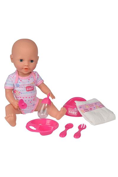 Simba Simba New Born Baby Doll 38 cm Baby with potty and accessories