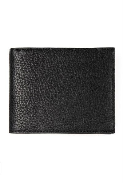 Tudors Men's Black Genuine Leather Wallet