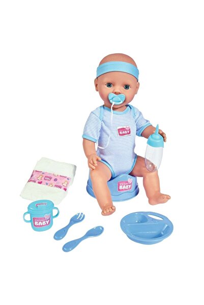 Simba Κούκλα Simba New Born, κούκλα μωρού 43 εκ. με μπλε αξεσουάρ