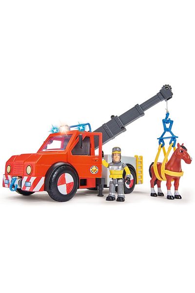 Simba Masina de pompieri Simba Fireman Sam Phoenix cu figurina si cal