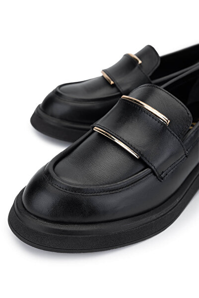 Tamer Tanca Дамски обувки от естествена кожа, черни