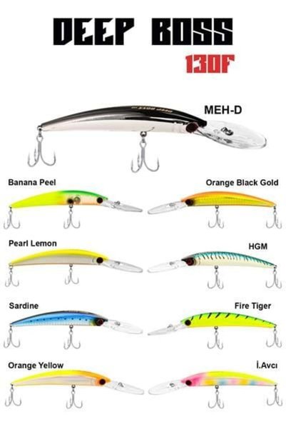 Fujin Deepboss 130f 24gr Maket Balık 156 Pearl Lemon