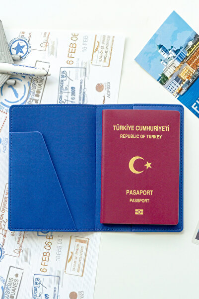 Matt Notebook Pasaport Kılıfı Lacivert