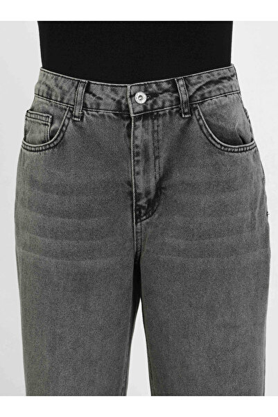 Benin Gray Denim Straight Trousers - Washable - Benin
