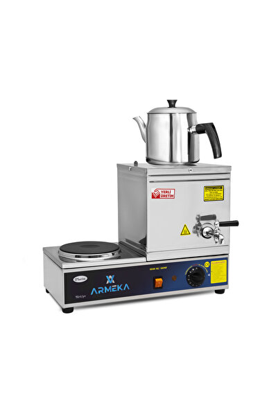 Armeka Platin Elektrikli 10 Litre Pleytli Çay Kazanı & Kahveci Kazanı & Kahve...