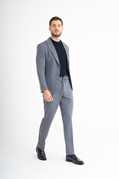 Suitmen Süper Slim Fit Takım Elbise - Gri