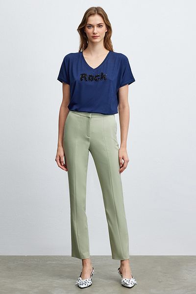 Naramaxx Classic Trousers with Stitched Front