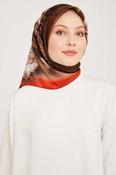 Armine Σειρά Nostalgia Twill Silk Scarf 9025-53nt
