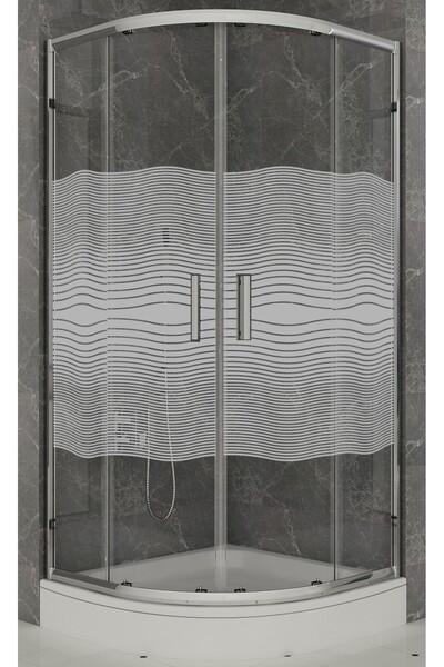 VitrA Sea 59930061000 Duş Kabin, Krom