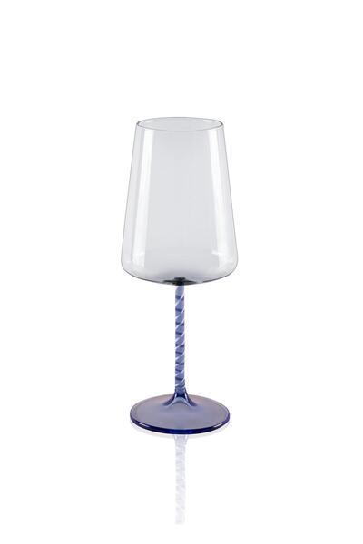 The Mia Edera Şarap Kadehi Mavi 500 ml