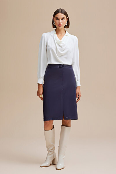 Naramaxx Kemerli Deri Kalem Etek