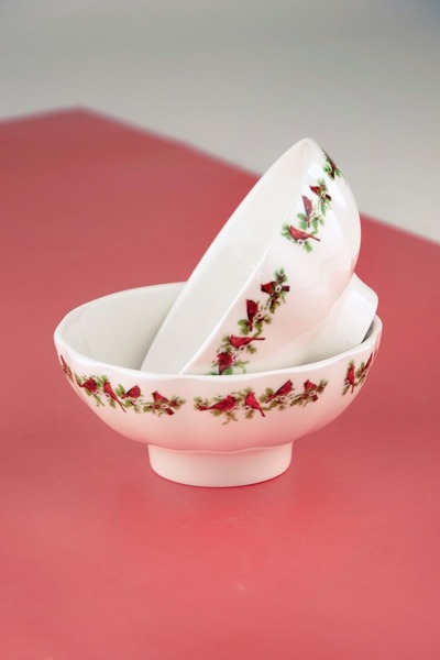 Bursa Porselen Dekor Cardinal Porcelain - Two Bowl