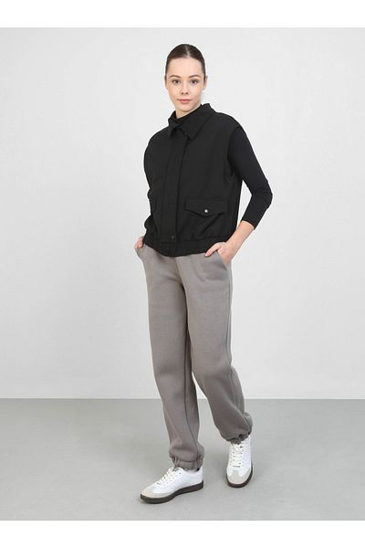 Benin Pantaloni de jogger cu ridicare gri - Benin