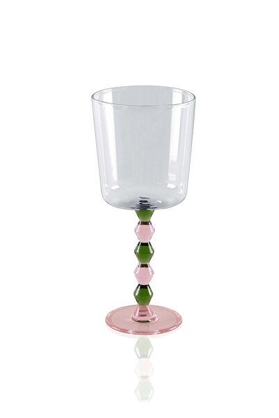 The Mia Bead Şarap Kadehi Yeşil 300 ml