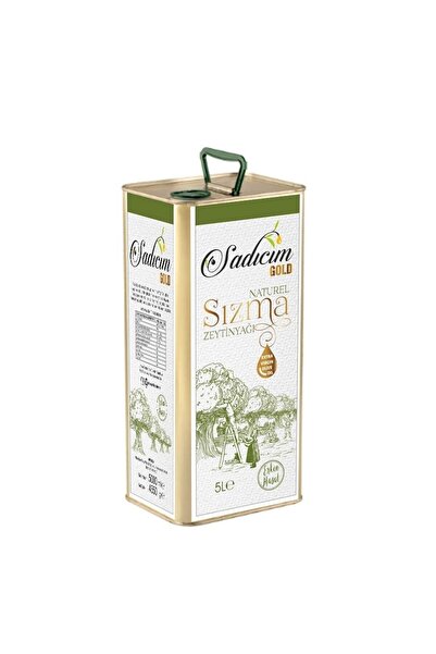 sadıcım Erken Hasat Naturel Sızma Zeytinyağı 5 Lt Teneke