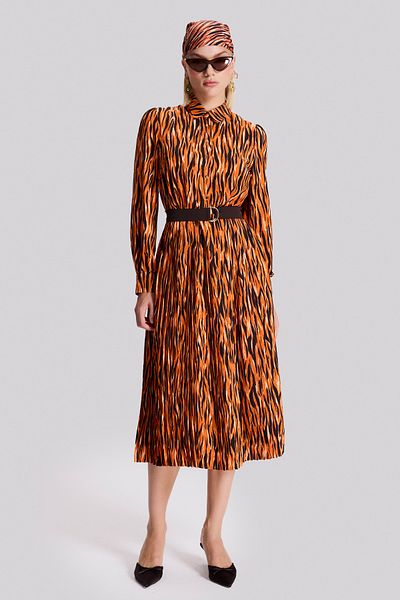 Naramaxx Pleated Shirt Dress