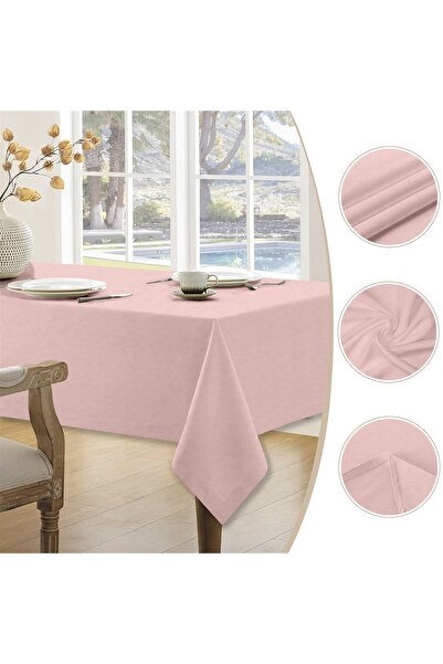 HomeBerry KETEN PEMBE MASA ÖRTÜSÜ