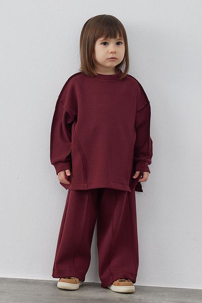 Tics Claret Red Mother and Child Modal Set