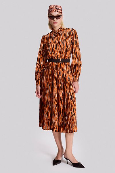 Naramaxx Pleated Shirt Dress