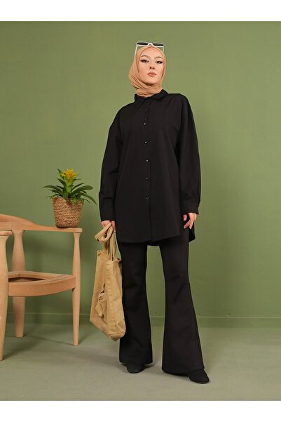 VAV Черна туника тип риза - Vav