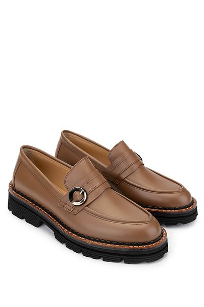 Tamer Tanca Pantofi de damă din piele naturală din nurcă