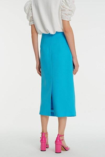 Exquise Midi Crepe Skirt