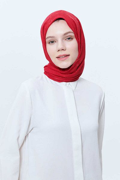 ED Scarf Janjan Shawl - Red