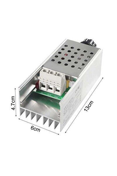 Motorobit AC 220V 10000W Motor Dimmer Hız Kontrol Kartı