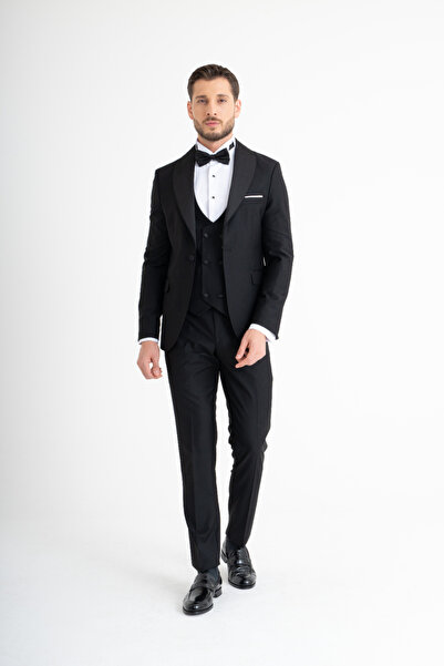 Suitmen Slim Fit Smokin - Siyah