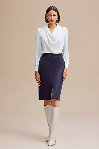 Naramaxx Kemerli Deri Kalem Etek