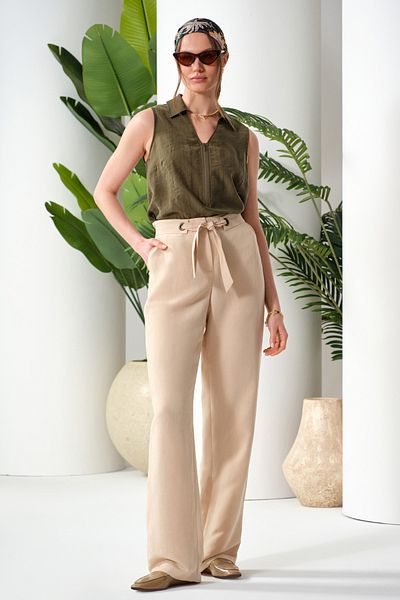 Naramaxx Belted Wide Leg Trousers