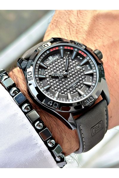Naviforce Men's Wristwatch and Bracelet with Gift - Calendar