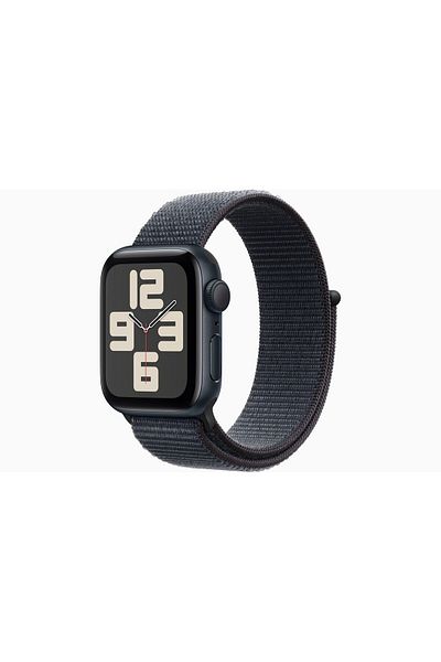 Apple Watch SE GPS 44mm Midnight Aluminium Case with Ink Sport Loop