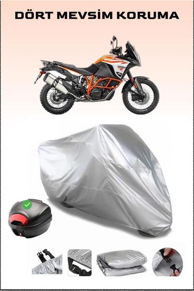 Breen KTM 1290 Super Adventure R - مشمع دراجة نارية متوافق مع الحقيبة الخلفية...