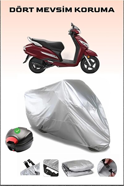 Breen Honda Activa 125 Arka Çanta Uyumlu Motosiklet Branda Su Geçirmez Dayanıklı Kumaş