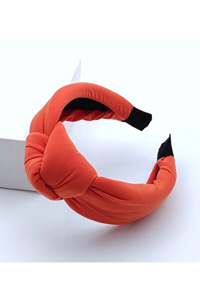 İPAR AKSESUAR Solid Colored Knotted Cotton Crown